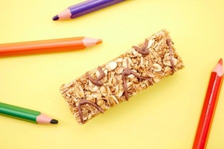 A studio photo of a snack barの写真素材