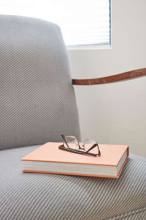 A studio photo of an antique armchairの写真素材