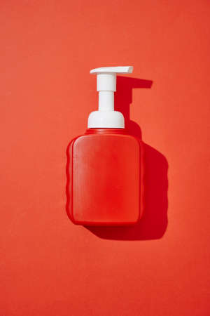 A studio photo of hand sanitiserの写真素材