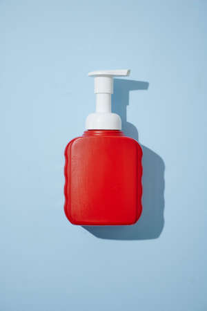 A studio photo of hand sanitiserの写真素材
