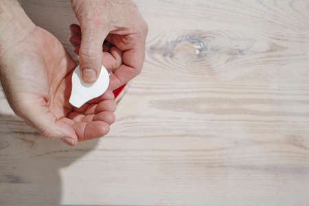 A studio photo of hand sanitiserの写真素材
