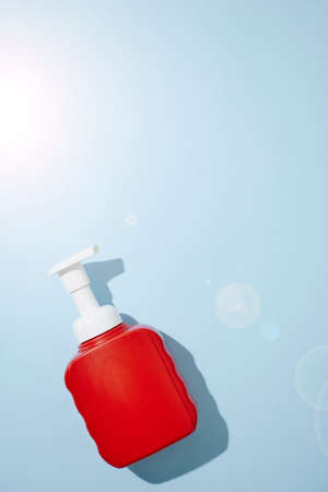 A studio photo of hand sanitiserの写真素材