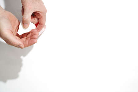 A studio photo of hand sanitiserの写真素材
