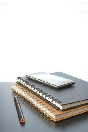 A studio photo of a desk clockの写真素材