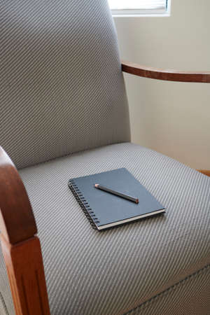 A studio photo of a desk clockの写真素材