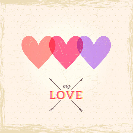 Happy Valentine's Day Cardのイラスト素材