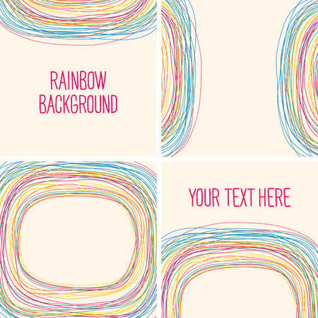Abstract rainbow background.のイラスト素材
