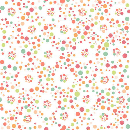 Seamless polka dot pattern. Seamless pattern can be used for wallpaper, pattern fills, web page background, surface texturesのイラスト素材