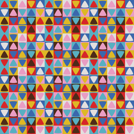 Abstract Triangle Geometrical seamless background.のイラスト素材
