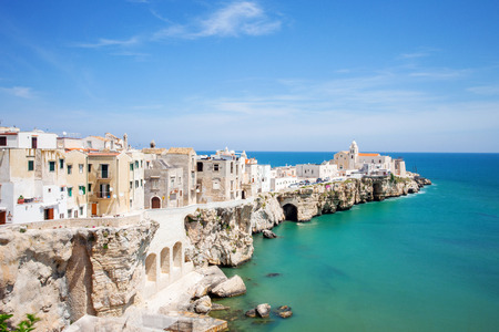View of Vieste, Italyの写真素材