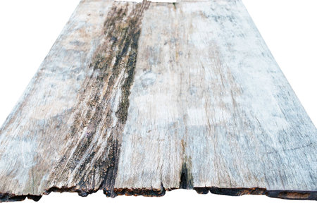 Old wooden table with copy space.の写真素材