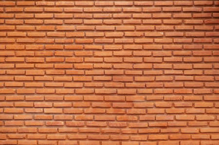 front view red brick concrete wall for interior or exterior architecture, backdrop concept.の写真素材