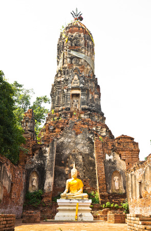 Buddha statue at historical park, Thailand の写真素材