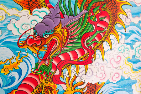 Chinese style dragon の写真素材