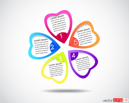 Flower business presentation/ modern design templateのイラスト素材