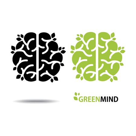 Design conceptual Brain, Vector Illustration on white backgroundのイラスト素材