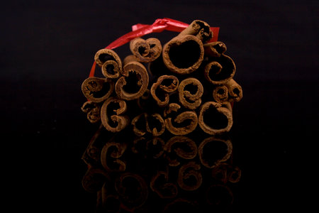 cinnamon sticksの写真素材