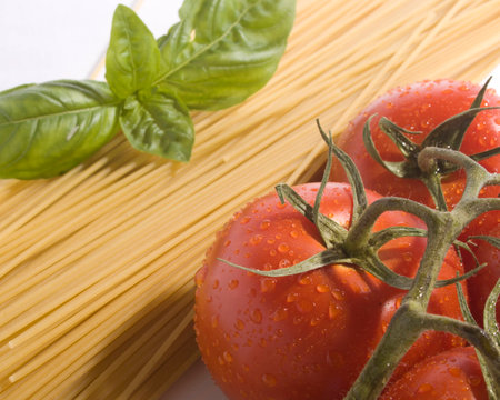 pasta ingredientsの写真素材