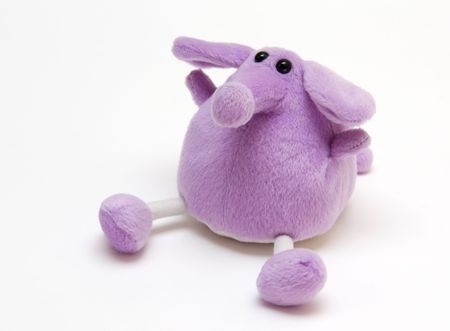 Purple Toy Elephantの写真素材