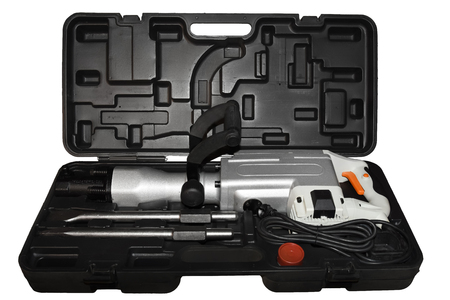 Electric jackhammer isolatedの写真素材