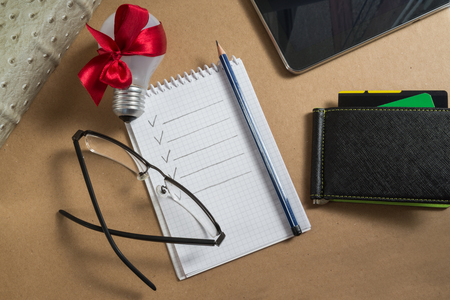 Creative business ideas, glassesの写真素材