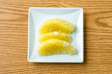 Citrus maxima, is an original citrus fruit, with the look of a big grapefruit