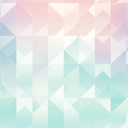 Abstract background of geometric pattern with soft pastel gradient color. AI generated, Generative AI.の素材