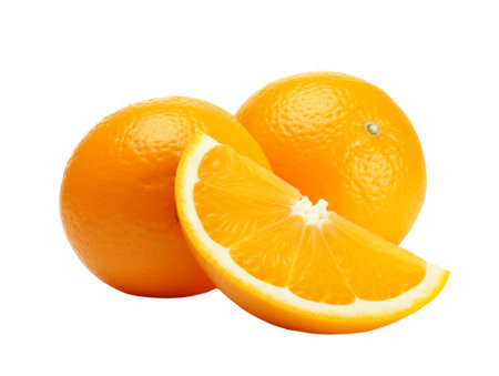orange isolated on transparent background.fruit and vegetable for food element. food and healthy concept.の素材