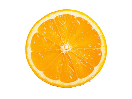 orange isolated on transparent background.fruit and vegetable for food element. food and healthy concept.の素材