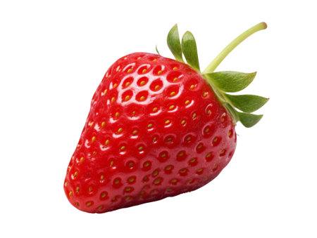 strawberry isolated on transparent background.fruit and vegetable for food element. food and healthy concept.の素材