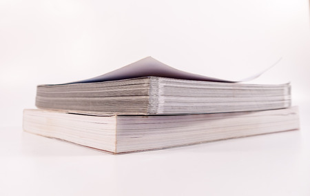 book on isolate whiteの写真素材