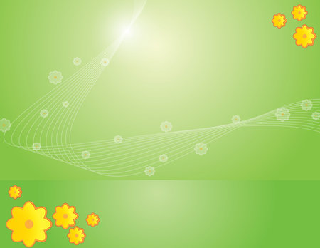 spring/summer backgroundのイラスト素材