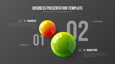 Amazing business infographic presentation vector illustration concept. Corporate marketing analytics data report. Company statistics information graphic visualization template.のイラスト素材