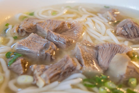 Beef noodle is rather famous in Taipei, Taiwan. Delicious!