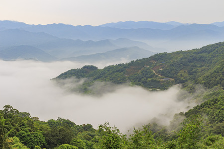 The cloud sea at New Taipei City, Taiwanの写真素材