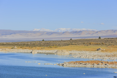 Beautiful tofu at Mono Lake in Californiaの写真素材