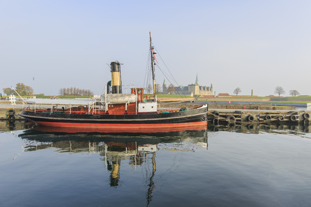 Traveling in the famous Kronborg Castle, Copenhagen around Autumn seasonのeditorial素材