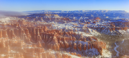 Superb view of  Inspiration Point of Bryce Canyon National Park at Utahの写真素材