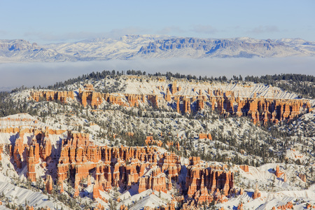 Superb view of Bryce Point of Bryce Canyon National Park at Utahの写真素材
