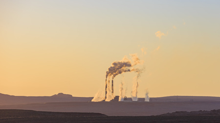 Navajo Generating Station in Page, Arizonaの写真素材