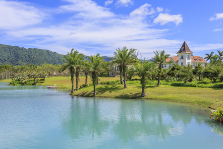 Beautiful Villahome at Hua Lian, Taiwanの写真素材