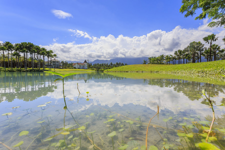 Beautiful Villahome at Hua Lian, Taiwanの写真素材