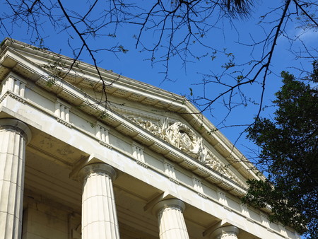 The roman style entrance of National Taiwan Museum at Taipeiのeditorial素材