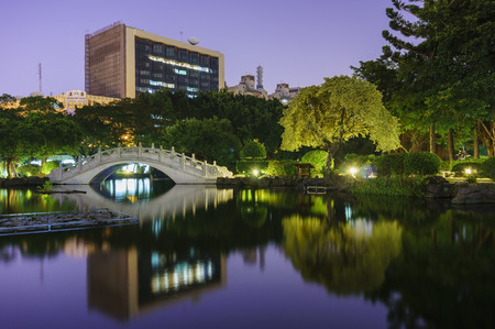 The famous landmark - Chiang Kai-shek Memorial Hall at Taipei, Taiwanのeditorial素材