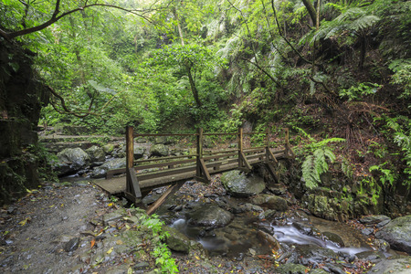 Nature scenic of Linmei Shihpan Trail, Ilan, Taiwanの写真素材