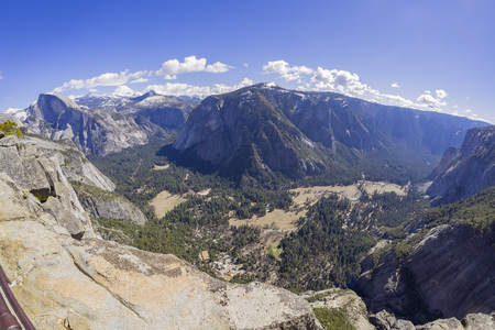 The famous and beautiful landscape - Half Dome at Yosemiteの写真素材