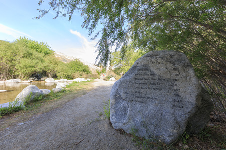 Changeling trail - Pacific Crest Trail at Whitewater Preserveの写真素材