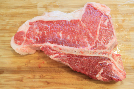Delicious Certificate Angus Beef Porterhouse Steak close up detail shootの写真素材