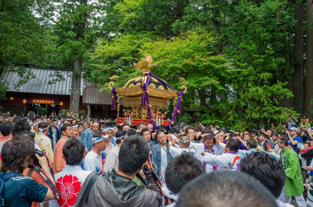 FUJINOMIYA, Aug 26: The special festival - Yoshida fire festival. This festival is designated as one...