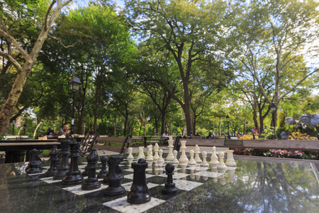 Washington Square Park at New York Cityのeditorial素材